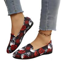 Women's Fashion Plus-Size Loafer- Casual Shoes 36 juoda