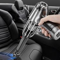 Besišepetėlių variklio automobilio interjero valymo dulkių siurblys, nešiojamas rankinis stiprios siurbimo galios, skirtas namams ir automobiliui, dvigubos paskirties, kemperio interjerui, namų valymo įrankiai