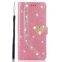 Blizgus dėklas Samsung Galaxy S26 Ultar S25 FE S24 S23 S22 S21 Plus A16 A17 A26 A36 A37 A56 A57 A34 A54 Piniginė Atverčiamas Odinis Dėklas For Galaxy S21