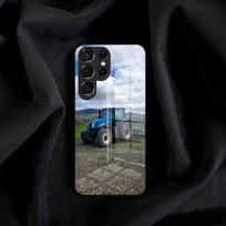 Traktorius N-New H-Holland Telefono dėklas Samsung S26 S25 Edge S24 S23 S22 S21 S20 Ultra Plus FE Stiklinis dangtelis Galaxy S25 Plus