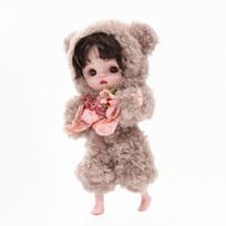 10 Inches Realistic Finished Reborn Baby Doll Cloveray Plush Animal Set Silicone Vinyl Doll Lifelike Kids Birthday Xmas Toy Gift 25cm