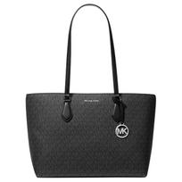 Michael Kors MK Sheila Logotipas Sidabrinė furnitūra Rankinė Moteriška Rankinė Juoda 35T4S6HT3B-BLACK Basic Set (Bag+Dust Bag)