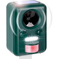 Voss.Sonic 2000 ultragarsinis gyvūnų atbaidytuvas su saulės energija katėms, šunims, kiaunėms soduose/kiemuose