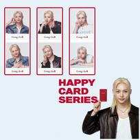 Stray Kids Felix Gong Cha Official Collab Happy Random Card Pack 2cards | 3 designs | Korean Limited