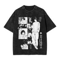 Anime Death Note T Shirt Graphic Tee Vintage Style Cotton 2XL