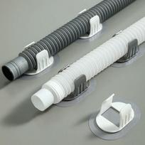 5 vnt. Plastikiniai vamzdžių spaustukai Kabliukai Lipnūs kabelių spaustukai Laidų žarnos spaustukas Vamzdžio atrama tvirtinimo detalės Vamzdžio montavimo fiksatorius grey
