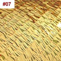 50cm Long Spike Sequins Fabric Colorful Fluorescence Sword Shape Sequin Embroidery Mesh Fabric for Costume Dress DIY Sewing 50x130cm