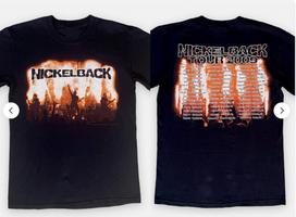 Vintage Nickelback T-Shirt 2009 Tour Double-Sided Band Tee XXXL