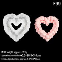 Raspberry Fruit Ring Silicone Mold for Soap, Plaster, or Cake Decoration