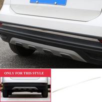 Galinio buferio apdailos juosta Volkswagen VW T-cross Tcross 2018 2019 2020 2026 2026 2026 Plieninė automobilio bagažinės dangčio lūpų juosta