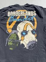 Men's Borderland Bandits T-Shirt Black Grenade Spell-Out L Art Streetwear Anime S
