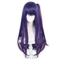 Anime Oshi No Ko Hoshino Ai Violetiniai Perukai Cosplay Galvos Apdangalas Mergaitė Lolita Arklio Uodega Karščiui Atsparūs Sintetiniai Perukai Aksesuarai Plaukai