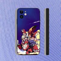 Anime G-Gurren Lagann Phone Case For iPhone 17,16,15,14,13,12,11,Pro,Max,Plus,Air,X,XS,XR,SE,8,7,Mini,Soft Black Funda iPhone16promax