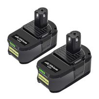 2024 2X 18V 5.0Ah Battery Replacement for Ryobi 18V One+ P108 RB18L50 RB18L40 RB18L25 RB18L15 RB18L13 P108 P107 P105 P104 P103 P102 Cordless Tools xd