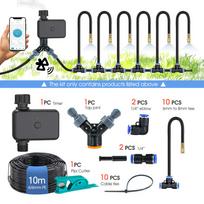 30-10m Garden Bluetooth Smart Single-channel Timer Irrigation Set Quick Connect 360° Adjust Adjustable Atomized Watering System