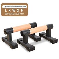 Solid Wood Adjustable Calisthenics Push-up & Planche Bars