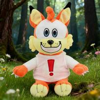 25cm New Anime Bubsy Plush Toy Kawaii Fox Plush Doll Movie Stuffed Animal Perfect Christmas Birthday Gift for Kids Girls or Boys 25cm