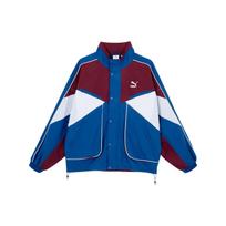 PUMA ARCHIVE PACK Colorblock Stand Collar Jacket Unisex Blue/Red/White 622783-67 L