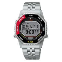 SEIKO SELECTION SBJG019 Digital Rotary Switch Red x Black Stainless Steel [Seiko Watch] Men's/Unisex Watch, Rotocor, Battery-Powered Quartz, Function,