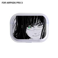 Anime Anime berniukai „Airpods Pro 2/3/4“ skaidrus ausinių dėklas Belaidžių „Bluetooth“ ausinių apsauginis dėklas Neslystantis