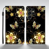 Skirta Samsung Galaxy S25 Ultra dėklas Odinė piniginė Atverčiamas dėklas Skirta Samsung S25 Ultra dėklas SM-S938B Galinis dangtelis Spausdintas Coque Fundas Samsung S25Ultra