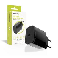 Mobile Origin PD20W sieninis įkroviklis MO11, juodas, 1 USB-C