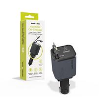 Mobile Origin 4in1 50 W automobilinis įkroviklis CA28 - USB-C + USB-A, USB-C ir Lightning laidas