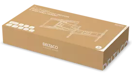 Sieninis laikiklis DELTACO, didelės apkrovos, tvirtas, visiškai judinamas 37–86", 80 kg, juodas / ARM-0260-B / 1903422