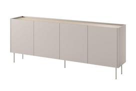 Komoda Bogart Desin 220 4D2SZ, smėlio spalvos