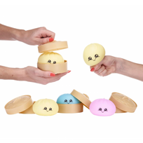 Mažas antistresinis koldūnas skvišas / Kawaii squishy dumpling dėžutėje