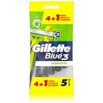 Gillette Blue 3 Sensitive vienkartiniai skustuvai jautriai odai - 5 vnt.