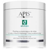 Apis Professional Api-Podo Cleansing Foot Scrub pėdų šveitiklis su Negyvosios jūros druska ir vulkanine lava - 700 g.