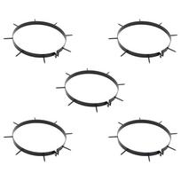 Vejos aeratoriaus spaustukas su smeigėmis 5 pcs Juodas Ø 320 mm