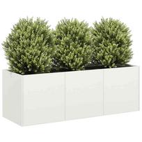 Lovelis baltos spalvos 120x40x40cm šaltai valcuotas plienas