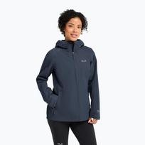 Moteriška striukė nuo lietaus Jack Wolfskin Wildbound 2L midnight sky