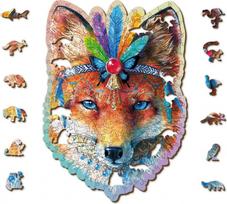 Medinis dėlionių rinkinys „Mystic Fox“ 250 detalių