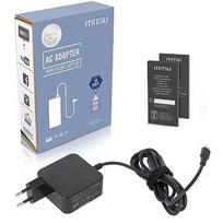 Mitsu AC adapter USB-C 45 W type C (black) ZM/USBC45WB