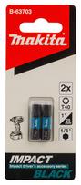 Atsuktuvų antgalių komplektas Makita B-63703, T40, 25 mm, 1/4"