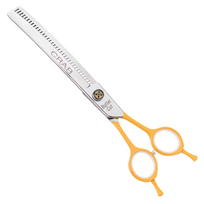 Geib Crab Curved Blenders Level 1 7,5" – vienpusės lenktos filiravimo žirklės, 35 dantukai