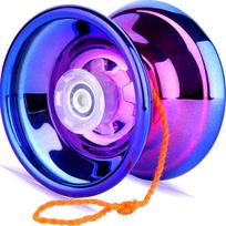 Metalinis Yoyo žaislas profesionalams, violetinis Yo-Yo