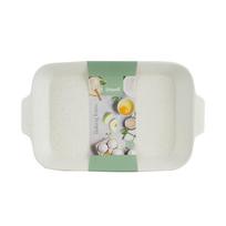 Keraminė kepimo forma UNIWELL, baltos/rudos sp., 22 x 36,5 cm