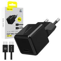 Blavec Wall charger BC-10 – Type C – PD 25W 3A with Type C to Type C cable (TCBC10-CB253A) juodos spalvos