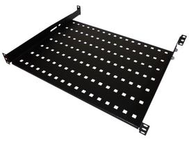 Alantec SA-P-19-1U-350-4-C-02 Fiksuota lentyna 19″, 1U gylis 350 mm, juoda