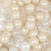 FLUMI kamuoliukai Pearl/Light gold, 200 vnt.