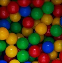 FLUMI kamuoliukai BASIC Yellow/Blue/Red/Green, 200 vnt.