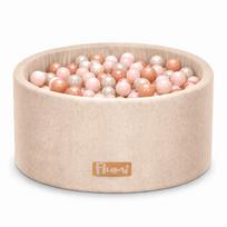 FLUMI personalizuotas kamuoliukų baseinas + 200 kamuoliukų, Beige