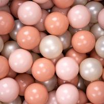 FLUMI kamuoliukai Light gold/Light peach/Peach, 200 vnt.