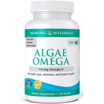 Nordic Naturals Algae Omega 715mg (Omega-3, EPA, DHA) 120 softgels