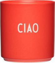Design Letters Puodelis Favourite Tranquil CIAO, raudonas