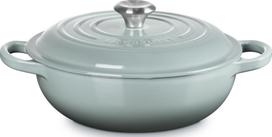 Le Creuset Puodas Signature 22 cm jūros druskos spalvos